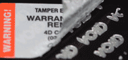 Void Warranty Stick Picture